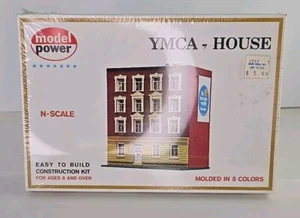 Sealed Model Power No 1533 YMCA House N Scale Model Trains NOS - Picture 1 of 4