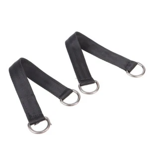2Pcs 25cm Tree Swing Hanging Straps Fitness Equipment Hook Ring Hanging Belt ZF - Picture 1 of 10