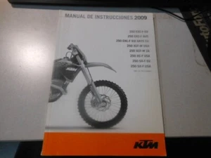 Manual de instrucciones español de fábrica KTM 2009 250 EXC-F/XCF-W/XC-F/SX-F 3211348ES - Imagen 1 de 6