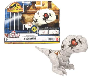 Dinosaurio Mattel Jurassic World: Dominion Uncaged Rowdy Chomp & Roar Atrociraptor - Imagen 1 de 6