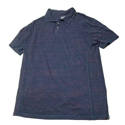Camisa polo con hebilla para hombre extra grande púrpura manga corta cuello rendimiento de golf Foto 1 de 4