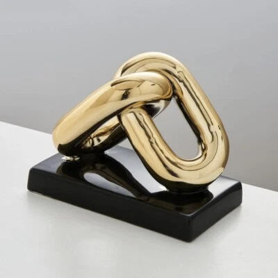 Gold Chain (Resilience) Home Decor, Coffee Tabletop Decor, Living Room Decor - Image 1 of 4