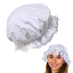Comfortable Lace Maid Hat for Cosplay Lovers White Hat Nurse Headdress Elastic - Picture 1 of 9