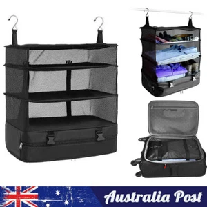 Travel Camping Foldable Storage Hanging Bag Camping Mesh Storage Case Package - Picture 1 of 8