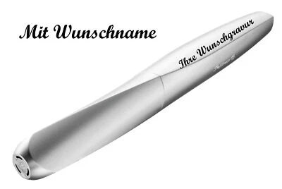 GRAVUR BY LIVEPAC-GESCHENKELT Pelikan Füllhalter mit Namensgravur - Füller - "Twist P457 M-Feder Silber"