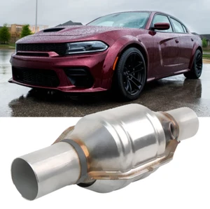 2" In/Out Catalytic Converter High Flow For Dodge Charger Challenger 2006-2021 - Picture 1 of 13
