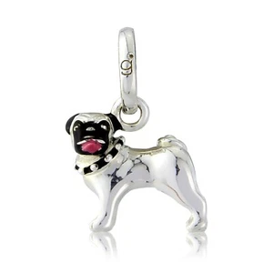 STERLING SILVER PUG CHARM by GEMMA J - Picture 1 of 3