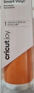 Cricut Joy Smart Vinyl Permanent 5.5"x48" Orange - Picture 1 of 1