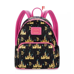 Mini Mochila Loungefly Disney La Bella Durmiente Castillo Disneyland Exclusiva de Parques - Imagen 1 de 3