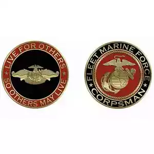 U.S. United States Marine Corps Fleet Force FMF Corpsman OFFICIAL LIC 23125 - Bild 1 von 1