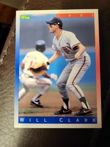 1992 Classic II #T37 Will Clark San Francisco Giants (Rangers Orioles Cardinals)