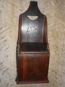 ANCIENNE BOITE A SEL/BOIS CHENE/CUISIN DE CHARME/GROS SEL/FERME/CHATEAU/CAMPAGNE - Picture 1 of 6