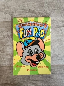 1998 Vintage CHUCK E. CHEESE Showbiz Pizza FUN PAD Games Puzzles Mazes Coloring - Picture 1 of 19