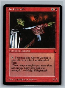 Magic The Gathering The Dark Orc General Magic The Gathering TCG CCG - Imagen 1 de 2