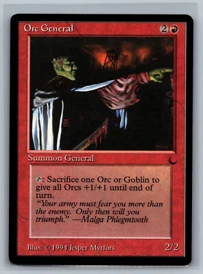 Magic The Gathering The Dark Orc General MTG TCG CCG - Image 1 of 2