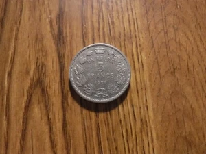 BELGUIM 5 FRANCS 1931 COIN (482) - Picture 1 of 2