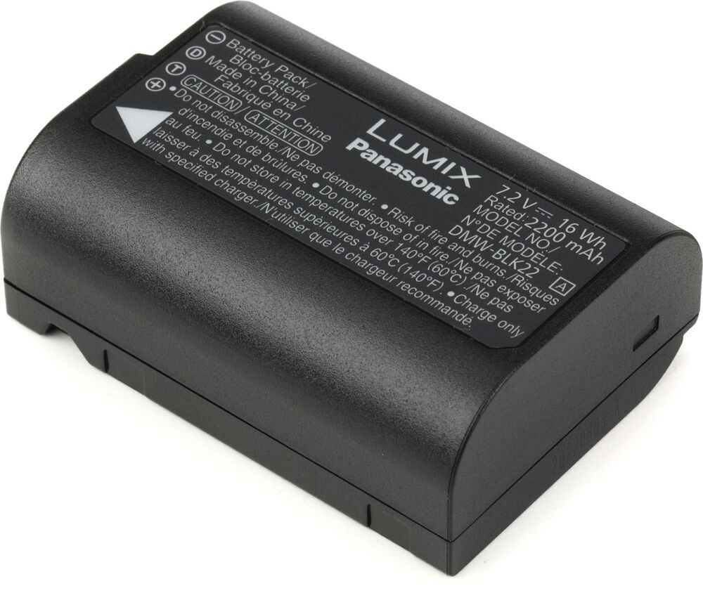Panasonic DMW-BLK22 Rechargeable Battery for Lumix S5, Gh5, G0, Gh5s