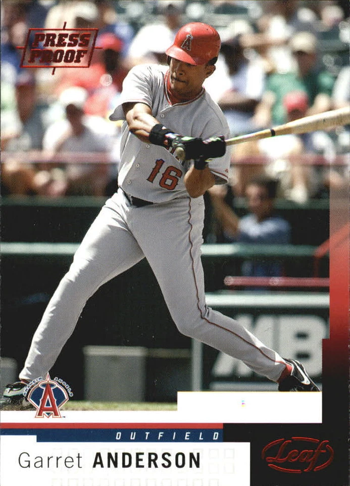 2004 LEAF PRESS PROOFS RED BASEBALL ASSORTED SINGLES U-PICK - Image 1 of 1