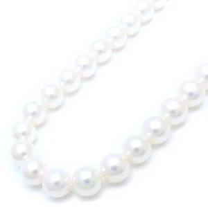 MIKIMOTO Silver Necklace Pearl 7.5-8mm 44cm /293661 - Bild 1 von 6