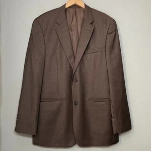 Tasso Alba Mens Size 40R Taupe Angelico Fine Wool Suit Sport Coat Jacket Blazer - Picture 1 of 16