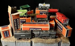 Pre-War Lionel Set  259E With Cars And Extras In Boxes - Picture 1 of 10