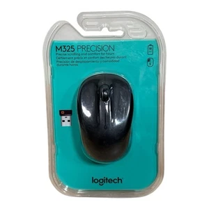 Logitech M325 Precision Portable Wireless Mouse - Black - Picture 1 of 2