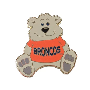 Denver Broncos Eisbär Pin Tack Vintage 80er Colorado Souvenir Sammlerstück - Bild 1 von 12