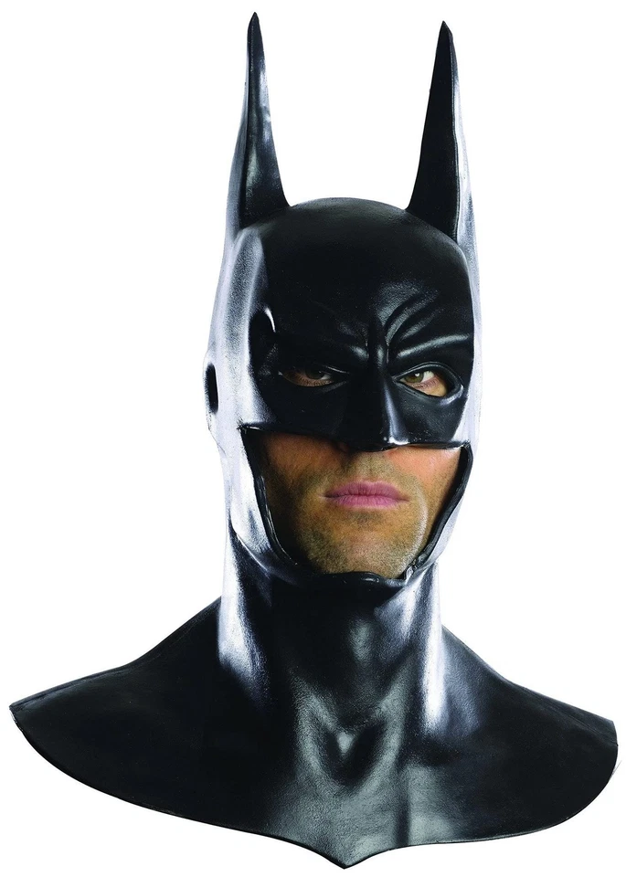 Halloween Lifesize Costume DC Comics Batman Cowl Deluxe Mask Haunted House