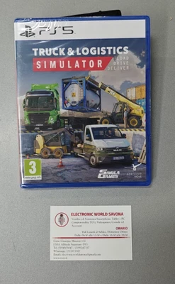 TRUCK E LOGISTIC SIMULATOR LOAD DRIVE DELIVER PS5 NUOVO SIMULA GAMEES AEROSOFT