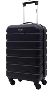 Wrangler Carry-On Luggage Black 20-Inch - Picture 1 of 3