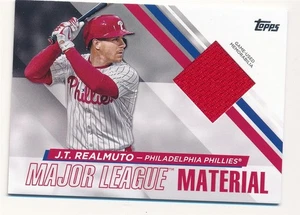 J.T. REALMUTO 2024 TOPPS MAJOR LEAGUE MATERIAL #MLMU-JTR JERSEY PATCH MINT - Picture 1 of 2