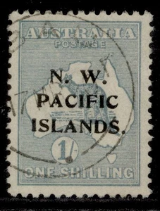 AUSTRALIA - New Guinea GV SG113c, 1s pale blue-green FINE USED. Cat £20. CDS pmk - Picture 1 of 1