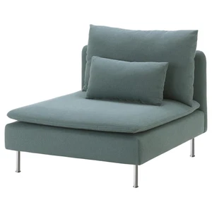 Ikea covers set for Soderhamn 1-Seat Section in Finnsta Turquoise 603.283.49 - Picture 1 of 4