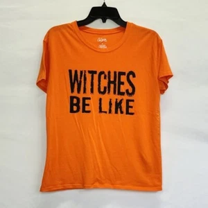 NWOT City Streets Halloween Witches Be Like That Graphic Tee - Picture 1 of 3