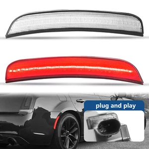 Luces de señalización laterales LED transparentes para guardabarros trasero para Chrysler 300 15-23 #68214403AD - Imagen 1 de 17
