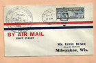 C7 FIRST FLIGHT CHICAGO ILL TO MILWAUKEE JUN 7,1926