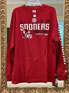 Oklahoma Sooners 2014 Russell Athletic Bowl Game Long Sleeve T-Shirt XL - Picture 1 of 8