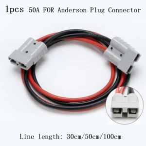 Forklift Battery Connector 48x37x16mm 50A 600V Charging Male Set 12-6AWG - Picture 1 of 55