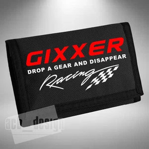GIXXER Drop A Gear Geldbörse/Geldbörse Superbike Motorrad Fahrräder Rennrad Biker Rennen - Bild 1 von 4