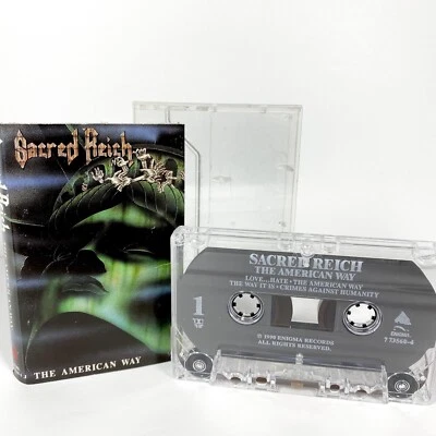 Sacred Reich - The American Way Cassette Tape 1990 Heavy Thrash Metal - Image 1 of 4