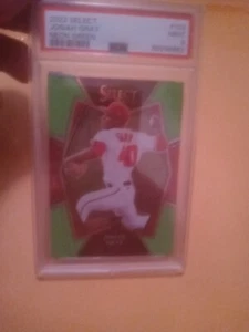 2022 Select Panini Josiah Gray #102 PSA 9 MinT Rookie RC Baseball Card 96/99 - Picture 1 of 4