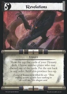 Legend of the Five Rings L5R CCG TA Torn Asunder Revelations - Picture 1 of 1