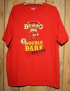 Rare Disney Champion Dumbo Double Dare 2013 Running Race Red T-Shirt Size XXL + - Picture 1 of 8