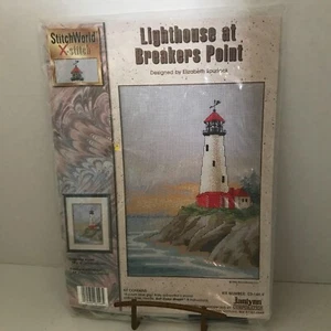 Stichworld/Janilynn Light House at Breaker Point 1996 Brand Spankin New - Picture 1 of 6