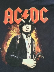 AC/DC Felpa con Cappuccio Uomo Taglia Extra Large Nera - Foto 1 di 8