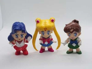 Vintage Sailor Moon Mini PVC Figures lot of 3 T.P.TA.T Bandai. Sailor Jupiter, a - Bild 1 von 2