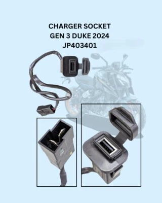 充电插座最适合 KTM GEN 3 DUKE 250 390 2024 — 第 1/3 张图片