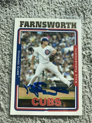 Kyle Farnsworth autographed baseball card (Chicago Cubs) 2005 Topps #132 - Image 1 of 2