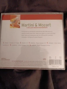 MOZART and MARTINI get quietly Gassed &play Mozart CD BRAND NEW FACTORY SEALEd - Imagen 1 de 3