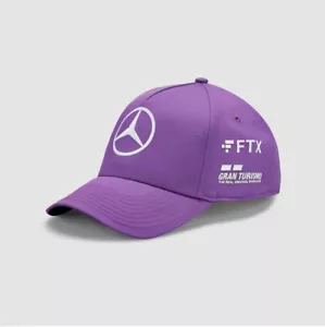 Mercedes AMG Petronas F1 Formula One Team Cap Lewis Hamilton Purple Driver Hat - Picture 1 of 6